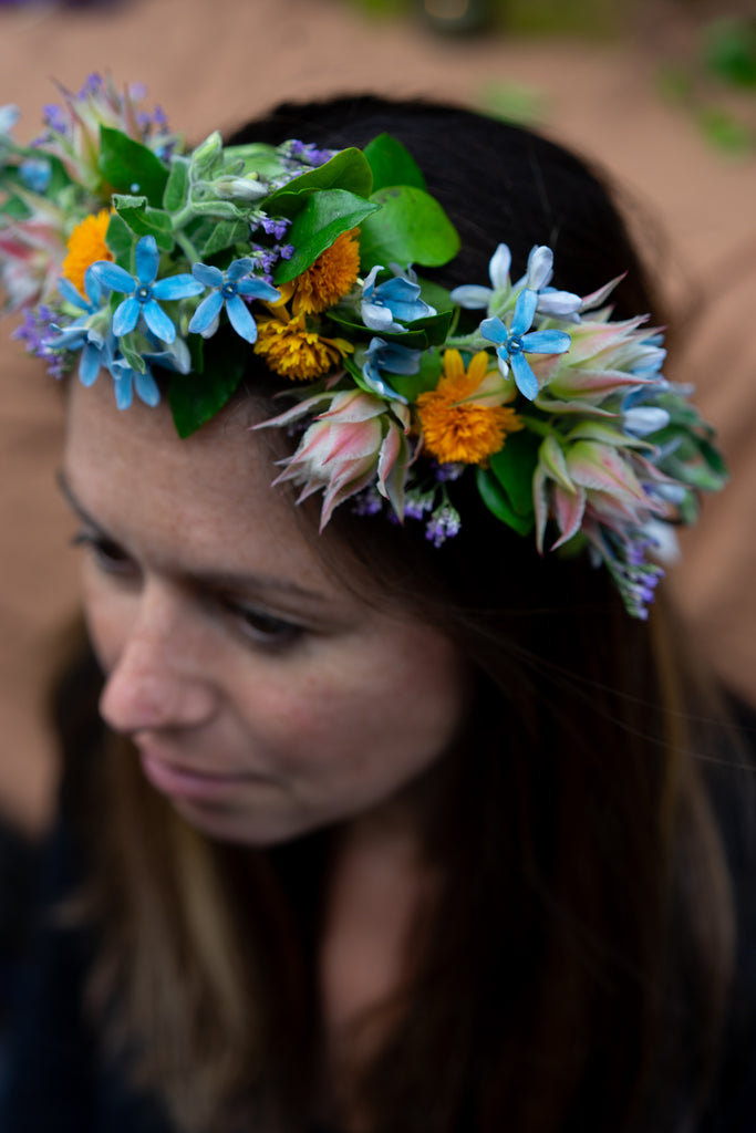 Boutonnieres, corsages en haarkronen